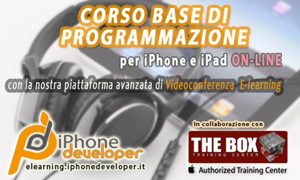 iPhoneDeveloper: Corso Base di programmazione iOS online