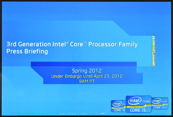 Intel presentazione Ivy Bridge