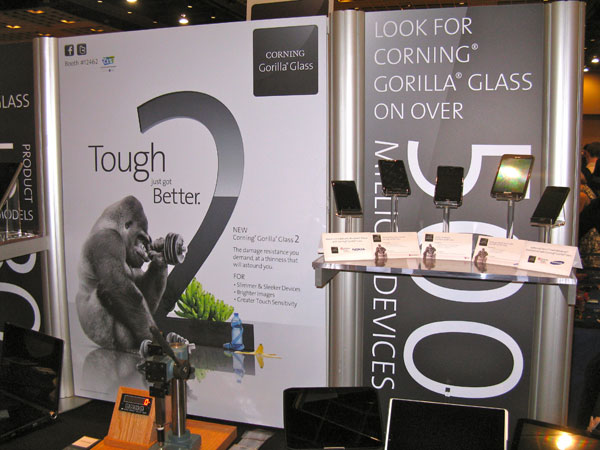CES 2012 Corning Gorilla Glass 2