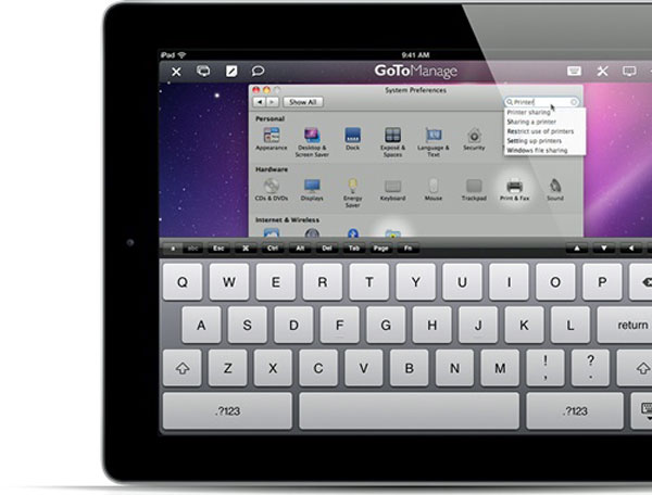 Citrix GoToManage app per iPad