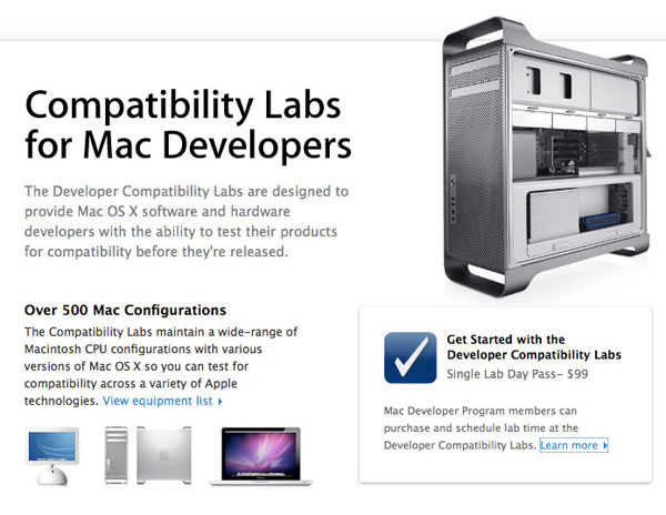 Apple Compatibility Lab