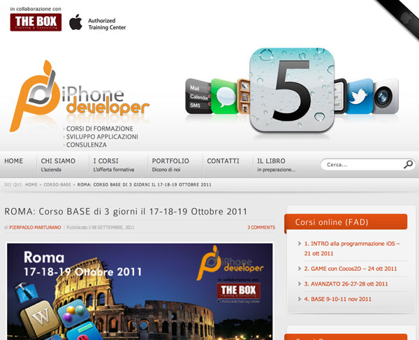 iPhoneDeveloper Corso Base Roma