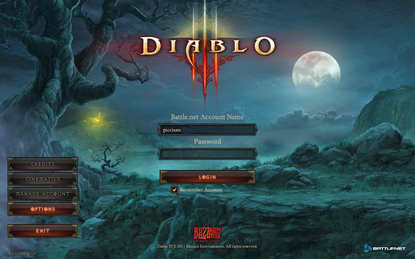 Blizzard Diablo III - beta