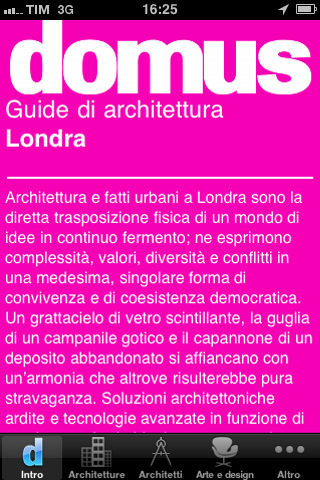 Domus Guida Architettura Londra
