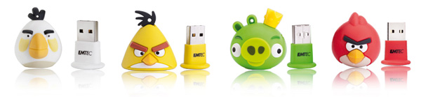 EMTEC chiavette di memoria Flash USB Angry Birds