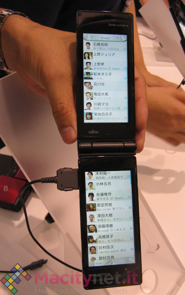Fujitsu dual touch smartphone