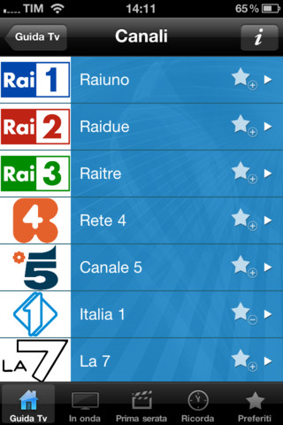 Guida TV Mediaset