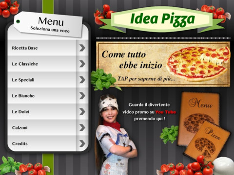 Idea Pizza HD per iPad