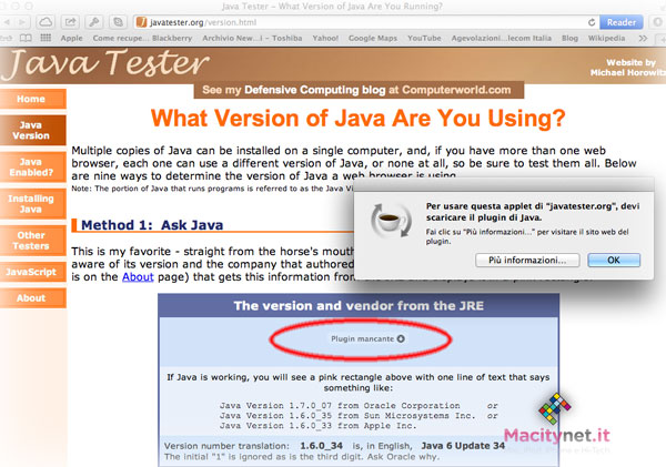 Esempio Java Test