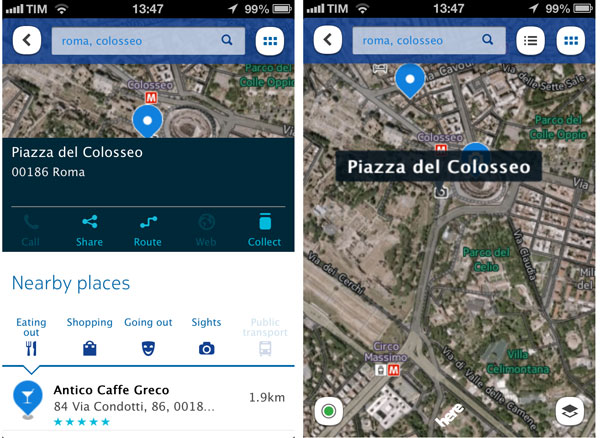 Here Maps di Nokia