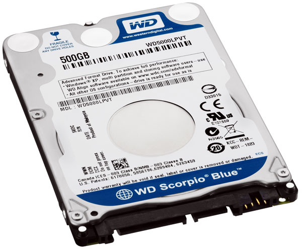 WD scorpio blue