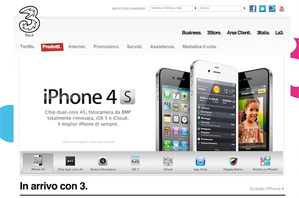 3 Italia - iPhone 4S
