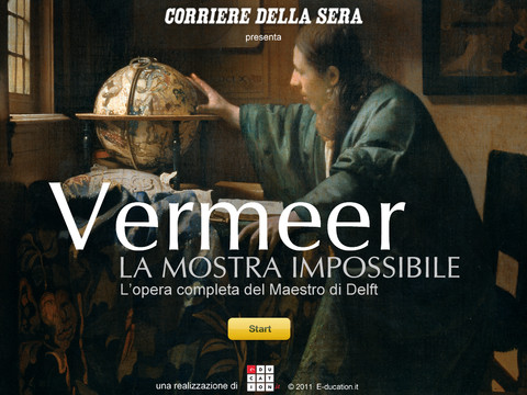 Vermeer - Corriere della Sera: il museo virtuale su iPad