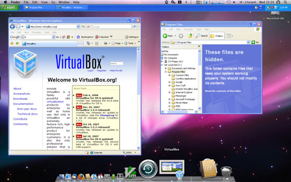 Oracle VirtualBox  Mac OS