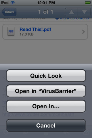 Intego VirusBarrier per iOS