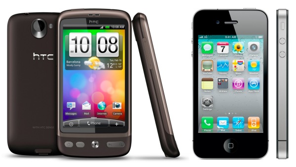 htc android iphone