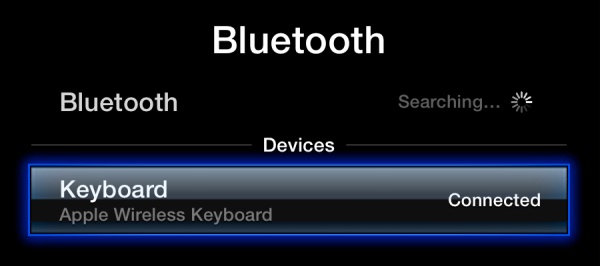 apple tv tastiera bluetooth