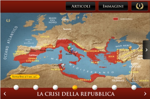 timemaps atlante storico di roma