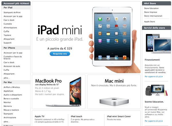 ipad mini apple store online