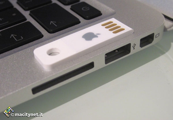 Apple chiavetta USB ripristino 