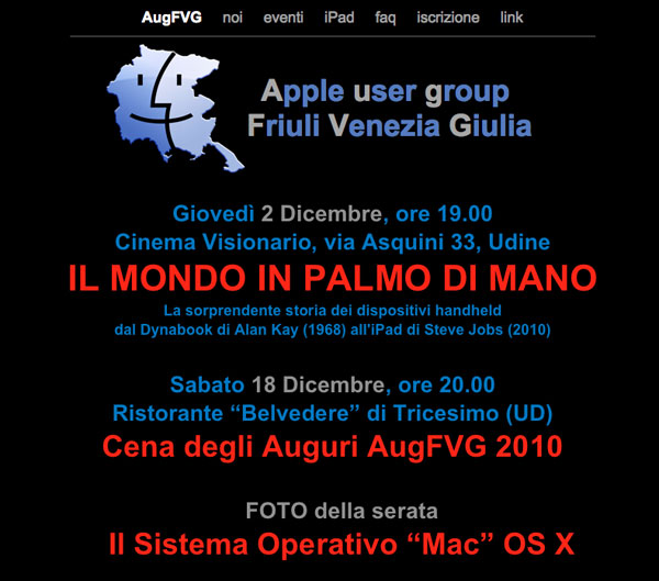 AugFVG - Apple User Group Friuli Venezia Giulia