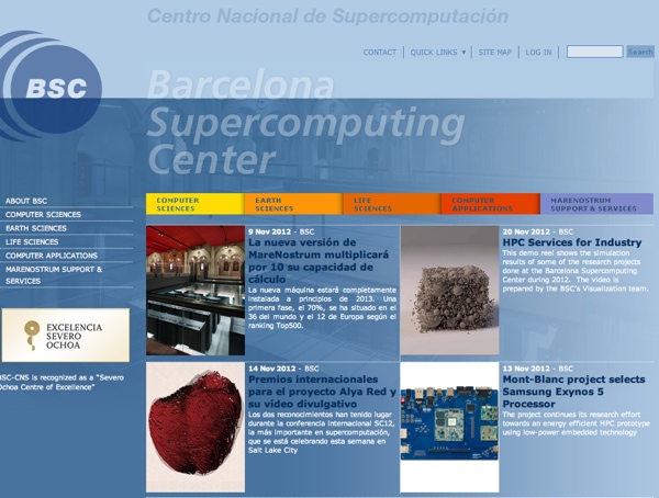 Barcellona Super computing Mont Blanc con ARM