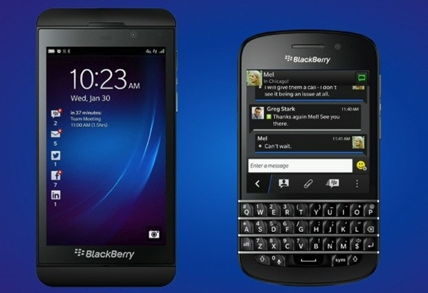 BlackBerry Q10 e Z10