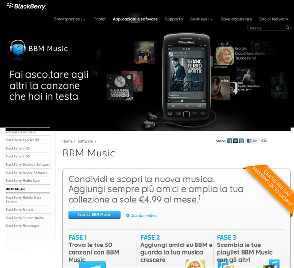 BBM Music RIM BlackBerry