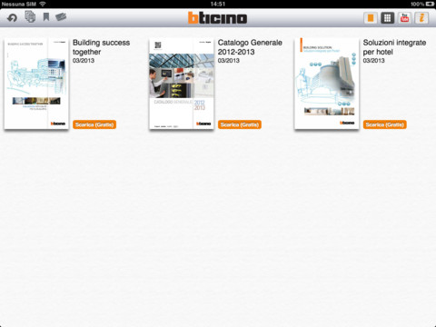 BTicino Cataloghi per iPad