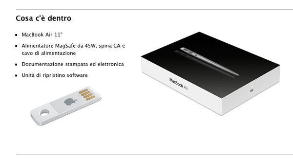 MacBook Air chiavetta USB Apple