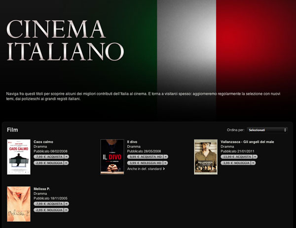 iTunes Store - Cinema Italiano