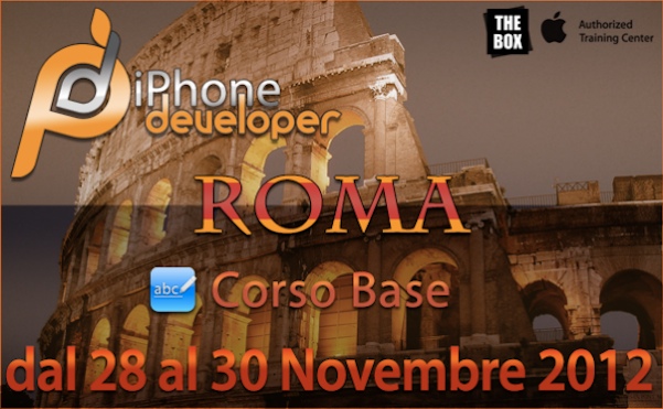 - 28-29-30 Novembre a ROMA il corso BASE di programmazione iOS