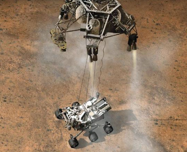 Curiosity mars rover Mac pasadena