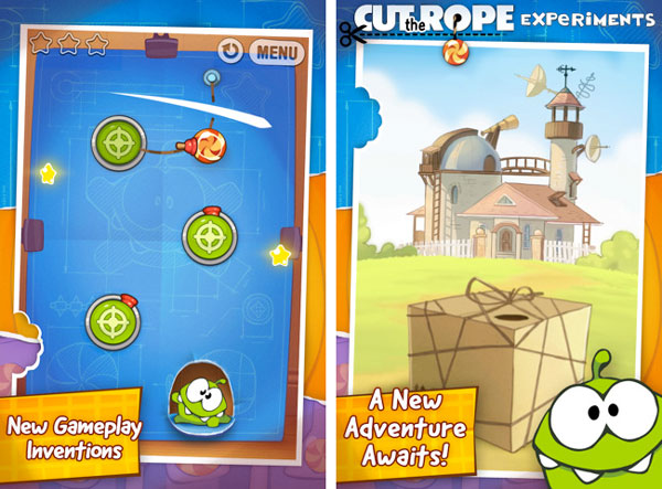 cut the rope experiment