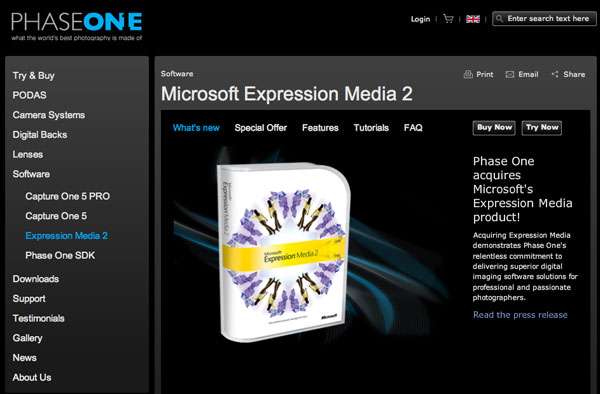 Phase One Expression Media