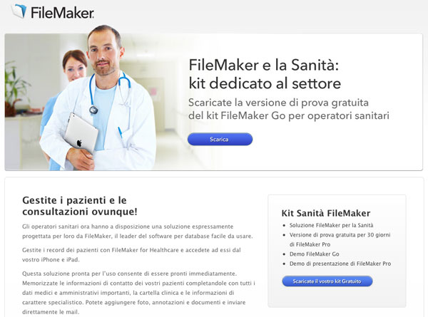 FileMaker Kit Sanità