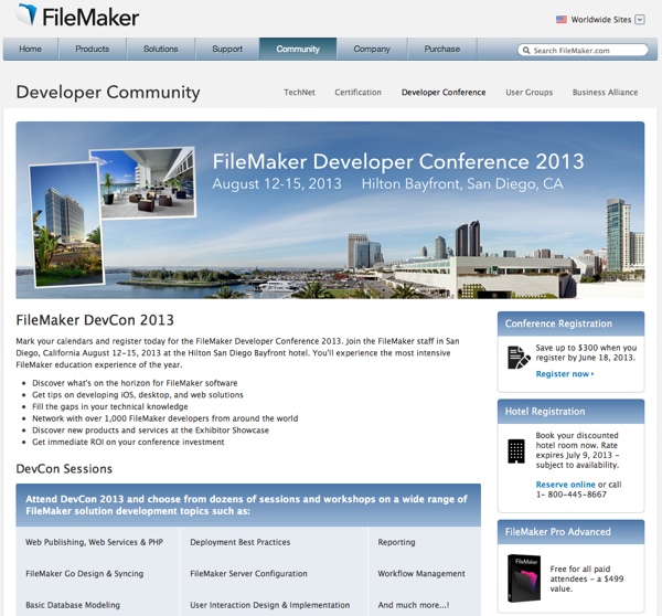 FileMaker Developer Conference 2013