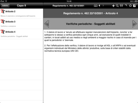 iDirettiveH per iPad