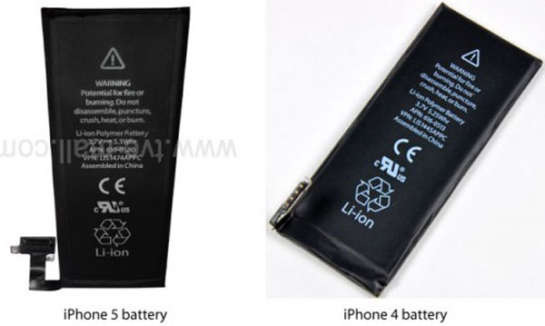 iPhone 5 batteria