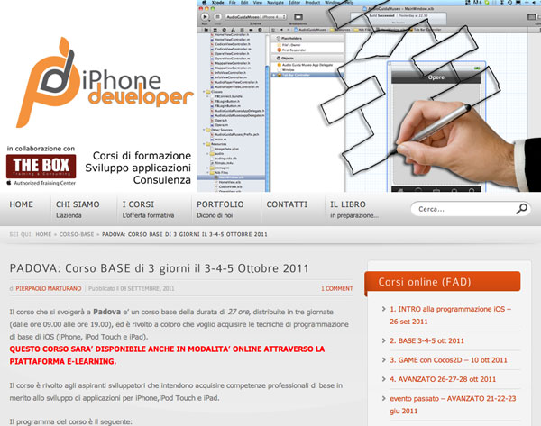 iPhoneDeveloper: Corso Base di programmazione iOS a Padova il 3,4 e 5 ottobre