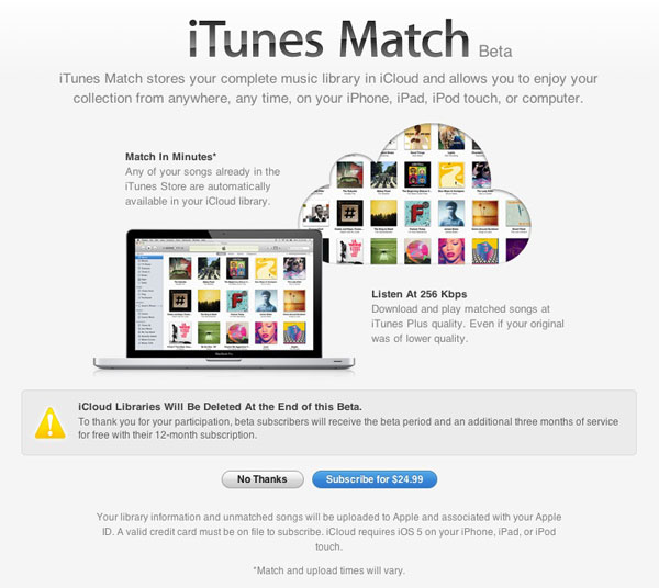 Apple iTunes Match