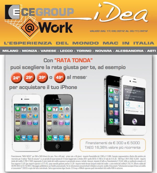 Volantino iDea - CE Group e @Work