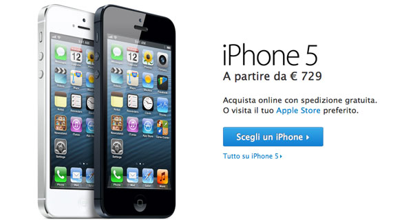 iphone 5 acquisto apple store online