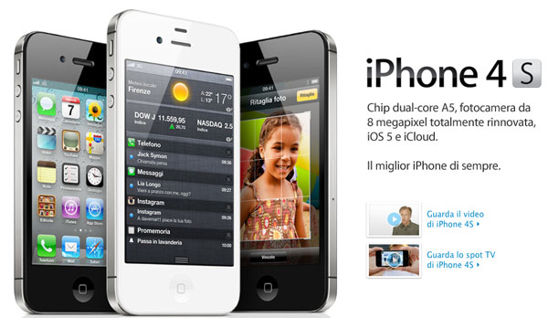 iPhone 4S home Apple