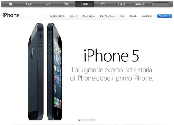 iphone 5 sito apple