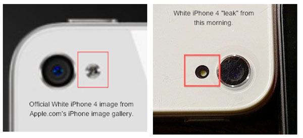 iPhone bianco fake diffusore