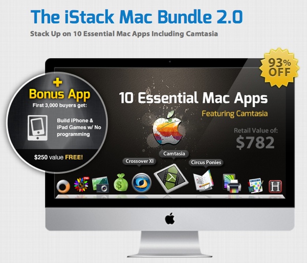 iStack Mac Bundle 2.0: 10 utility e software per Mac con il 93% di sconto