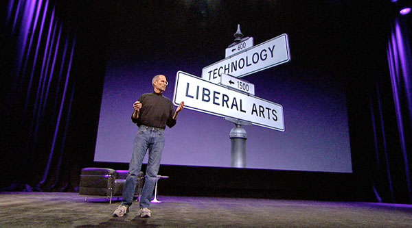 Steve Jobs crossroads tech arts
