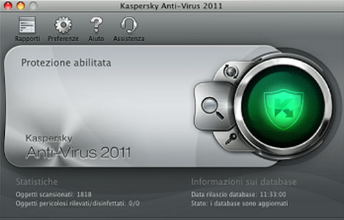 Kaspersky Anti-virus for Mac 2.0