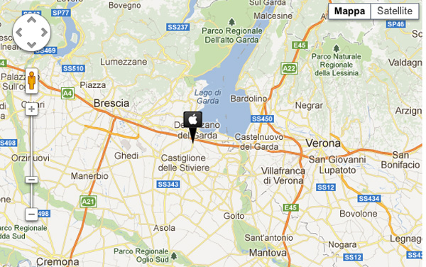 mappe il Leone Apple Store